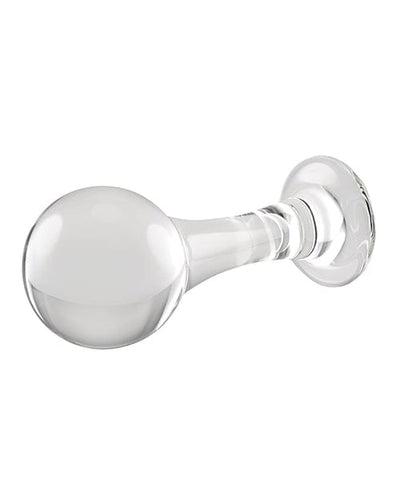 Evolved Novelties INC Gender X The Baller  Glass Plug - Clear Anal Toys