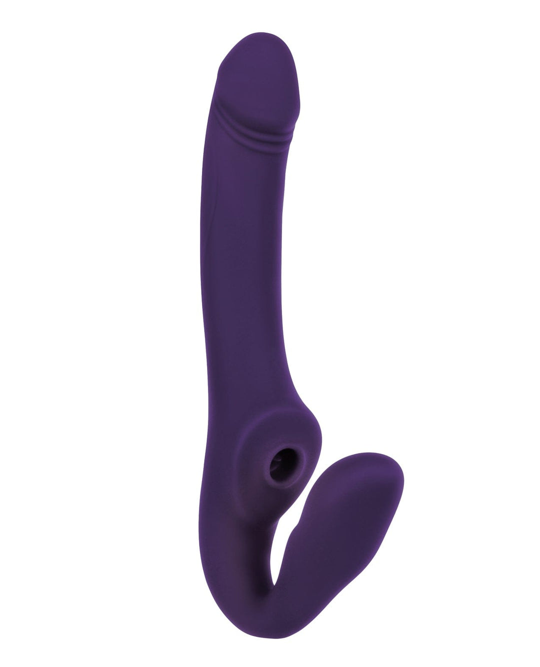 Evolved 2 Become 1 Strapless Strap On - Purple by Evolved Novelties |  Dildos | OrchidToys.com