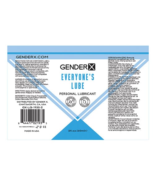 Evolved Novelties INC Gender X Flavored Lube - Everyone&