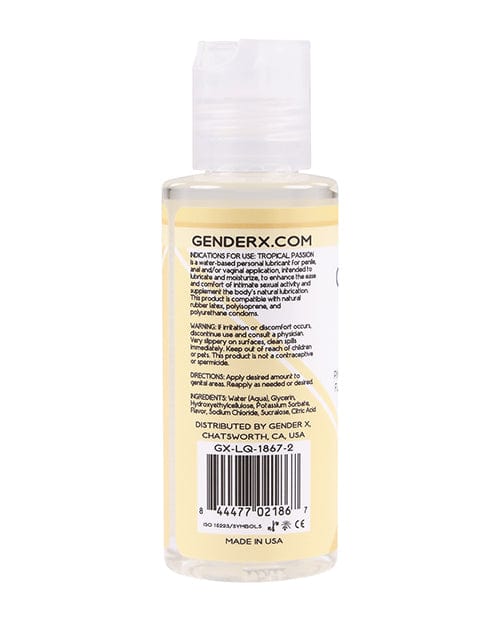 Evolved Novelties INC Gender X Flavored Lube - Tropical Passion Lubes