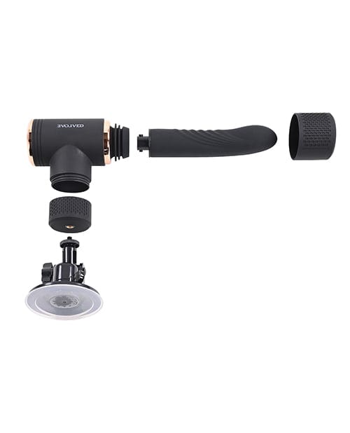 Evolved Novelties INC Evolved Too Hot To Handle Thrusting Machine - Black More