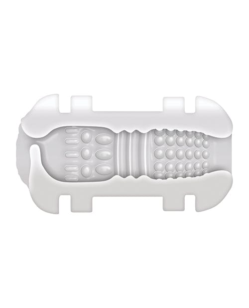 Evolved Novelties INC Zero Tolerance Double Decker Stroker - Black-clear Penis Toys