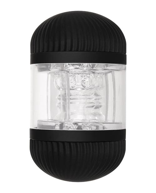 Evolved Novelties INC Zero Tolerance Double Decker Stroker - Black-clear Penis Toys