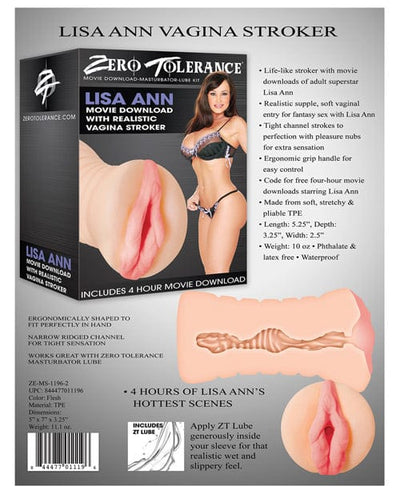 Evolved Novelties INC Zero Tolerance Lisa Ann Movie Download W-realistic Vagina Stroker Penis Toys