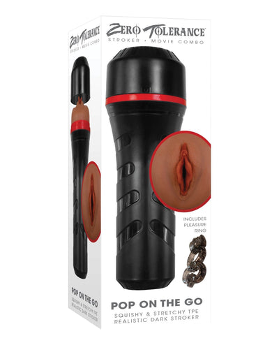 Evolved Novelties INC Zero Tolerance Pop On The Go Stroker Dark Penis Toys