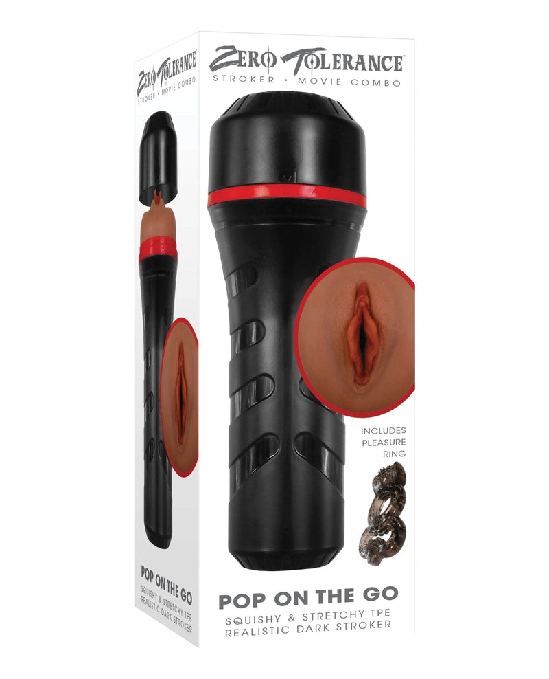 Evolved Novelties INC Zero Tolerance Pop On The Go Stroker Dark Penis Toys