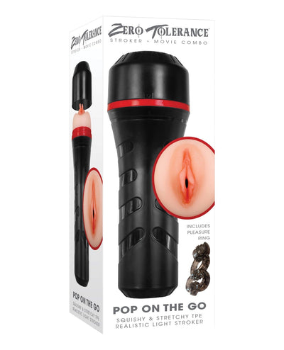 Evolved Novelties INC Zero Tolerance Pop On The Go Stroker Light Penis Toys