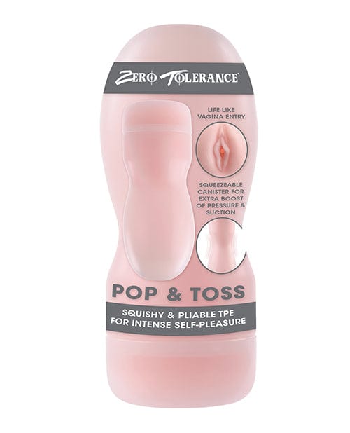 Evolved Novelties INC Zero Tolerance Pop &amp; Toss Stroker - Light Penis Toys