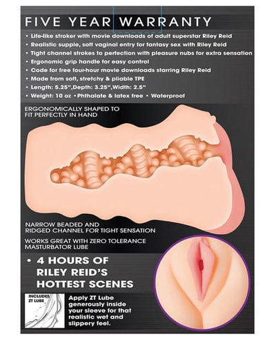 Evolved Novelties INC Zero Tolerance Riley Reid Movie Download W/realistic Vagina Stroker Penis Toys