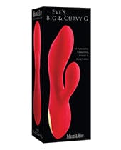 Evolved Novelties INC Adam & Eve Eve's Big & Curvy G Dual Stimulating Vibe - Red-gold Vibrators