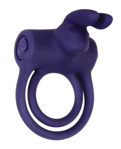 Evolved Novelties INC Adam & Eve's Silicone Remote Control Rabbit Ring - Purple Vibrators