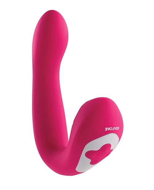 Evolved Novelties INC Evolved Buck Wild Come Hither Dual End Massager - Pink Vibrators