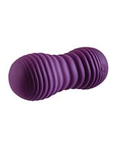 Evolved Novelties INC Evolved Eager Egg Vibrating &amp; Thrusting Egg W-remote - Purple Vibrators