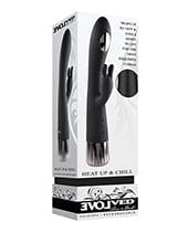 Evolved Novelties INC Evolved Heat Up & Chill G-spot Rabbit - Black Vibrators