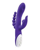 Evolved Novelties INC Evolved Lick Me Triple Stim Vibe - Purple Vibrators