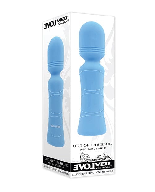 Evolved Novelties INC Evolved Out Of The Blue Vibrating Mini Wand - Blue Vibrators
