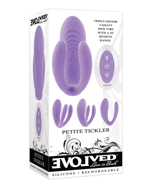 Evolved Novelties INC Evolved Petite Tickler Mini Vibe W-remote - Purple Vibrators