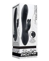 Evolved Novelties INC Evolved Rabbit Hole Triple Stimulation Vibrator - Black Vibrators