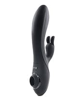 Evolved Novelties INC Evolved Rabbit Hole Triple Stimulation Vibrator - Black Vibrators