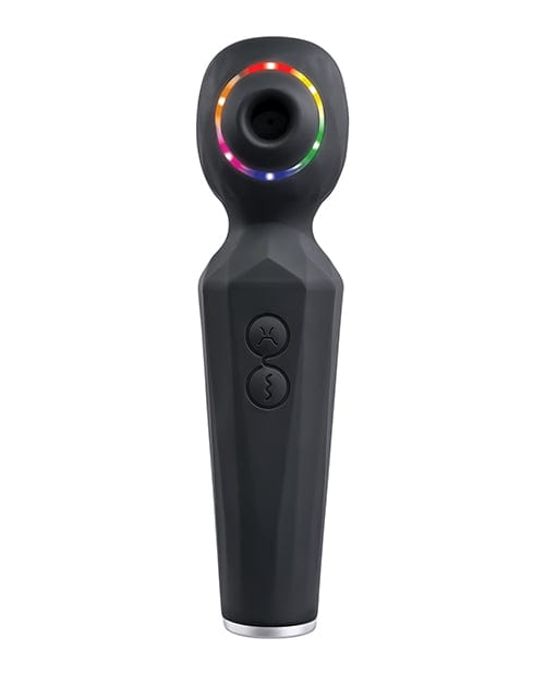 Evolved Novelties INC Evolved Rainbow Sucker Wand - Black Vibrators