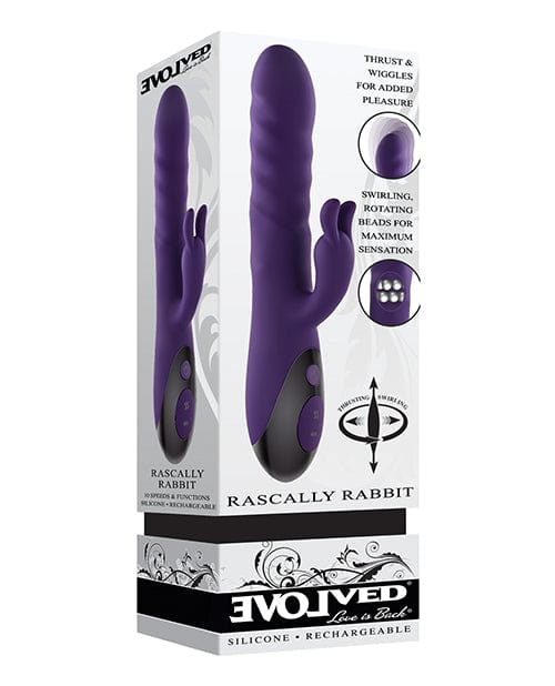 Evolved Novelties INC Evolved Rascally Rabbit - Purple Vibrators