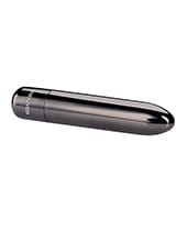 Evolved Novelties INC Evolved Real Simple Rechargeable Bullet - Black Chrome Vibrators