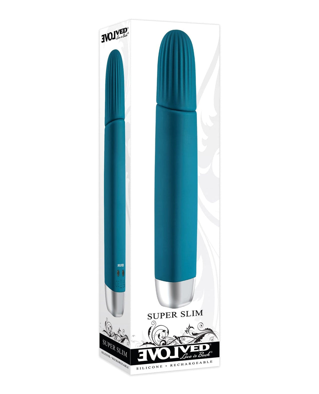 Evolved Novelties INC Evolved Super Slim Wand - Teal Vibrators