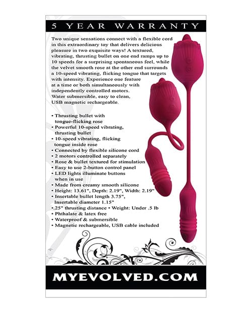 Evolved Novelties INC Evolved Wild Rose - Red Vibrators