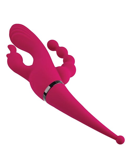 Evolved Novelties INC Gender X Four By Four Vibrator - Burgundy Vibrators