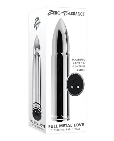 Evolved Novelties INC Zero Tolerance Full Metal Love Bullet - Chrome Vibrators