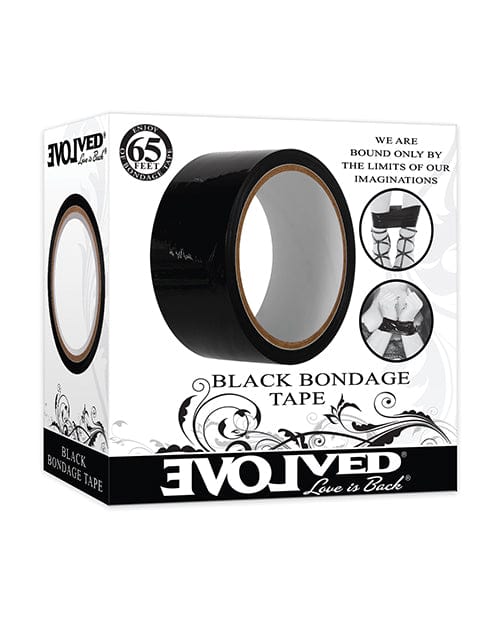 Evolved Novelties Evolved Bondage Tape Black Kink &amp; BDSM