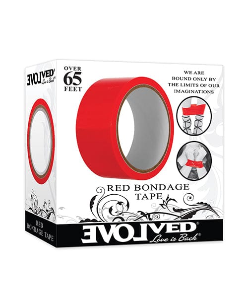 Evolved Novelties Evolved Bondage Tape Red Kink & BDSM