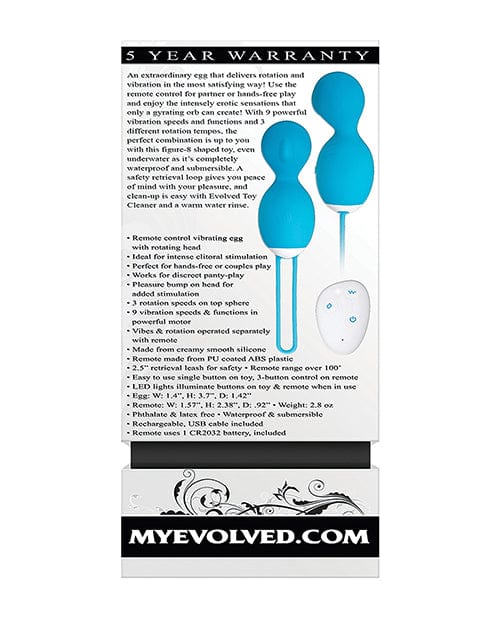 Evolved Novelties Evolved Twistin The Night Away Kegel Rechargeable - Blue More