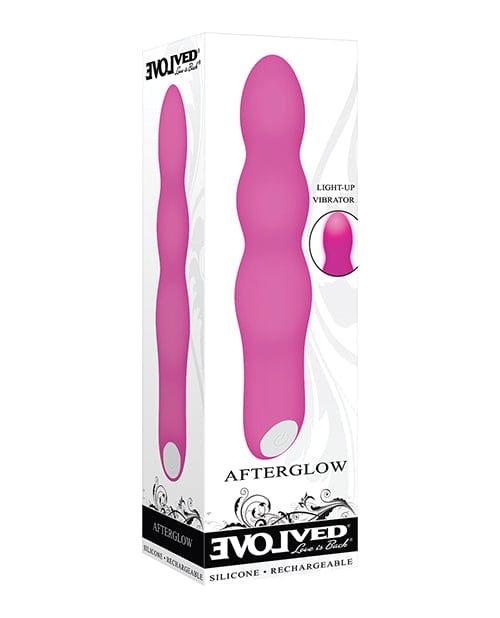 Evolved Novelties Evolved Afterglow Light Up Vibrator - Pink Vibrators