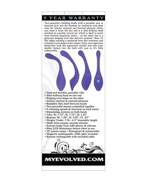 Evolved Novelties Evolved Anywhere Vibe - Blue Vibrators