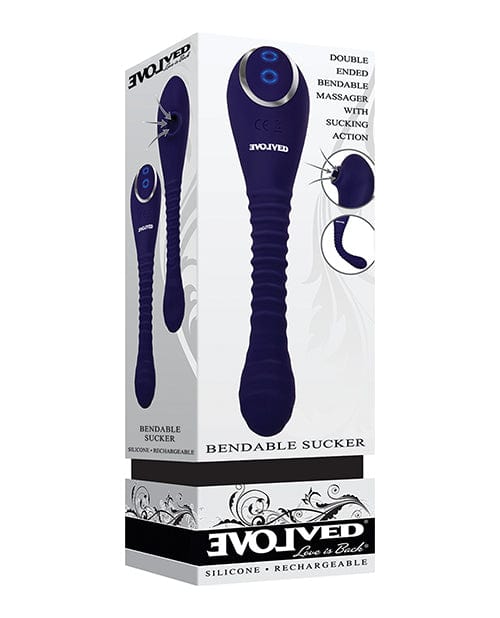 Evolved Novelties Evolved Bendable Sucker - Purple Vibrators