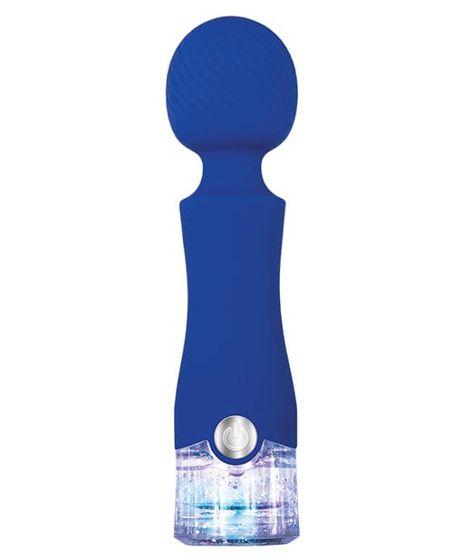 Evolved Novelties Evolved Dazzle Rechargeable Wand - Blue Vibrators