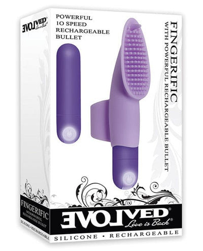 Evolved Novelties Evolved Fingerific Rechargeable Bullet - Purple Vibrators