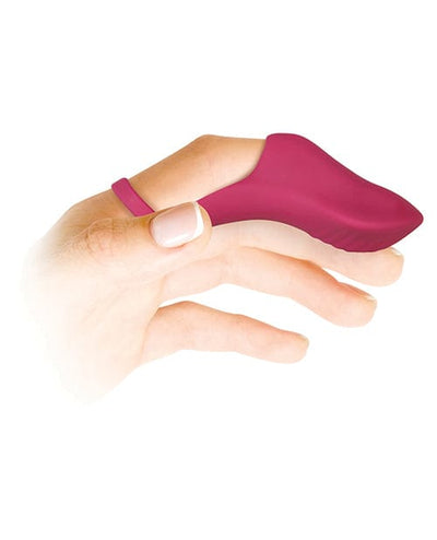 Evolved Novelties Evolved Frisky Finger Rechargeable Bullet - Burgundy Vibrators