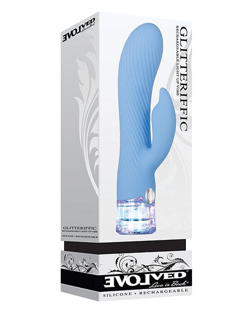 Evolved Novelties Evolved Glitteriffic - Blue Vibrators