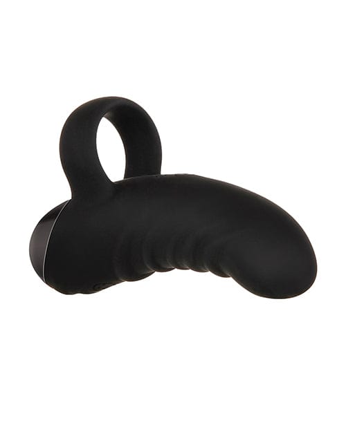 Evolved Novelties Evolved Hooked On You Curved Finger Vibrator - Black Vibrators