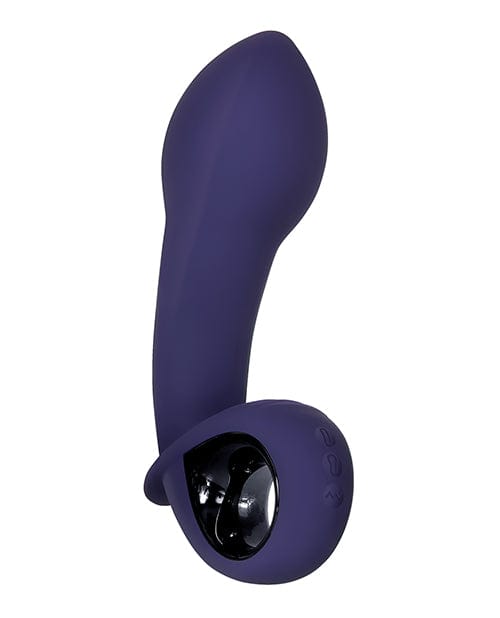 Evolved Novelties Evolved Inflatable G Rechargeable Vibrator - Purple Vibrators