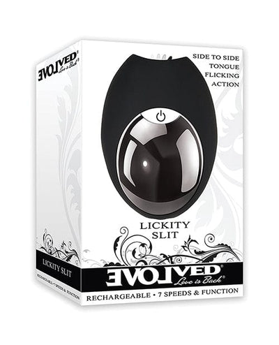 Evolved Novelties Evolved Lickity Slit Oral Massager - Black Vibrators