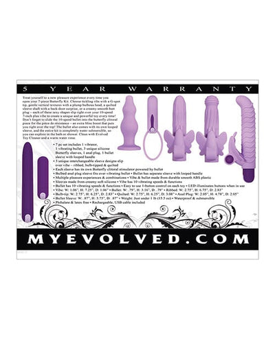 Evolved Novelties Evolved Lilac Desires Vibrator - Purple Vibrators