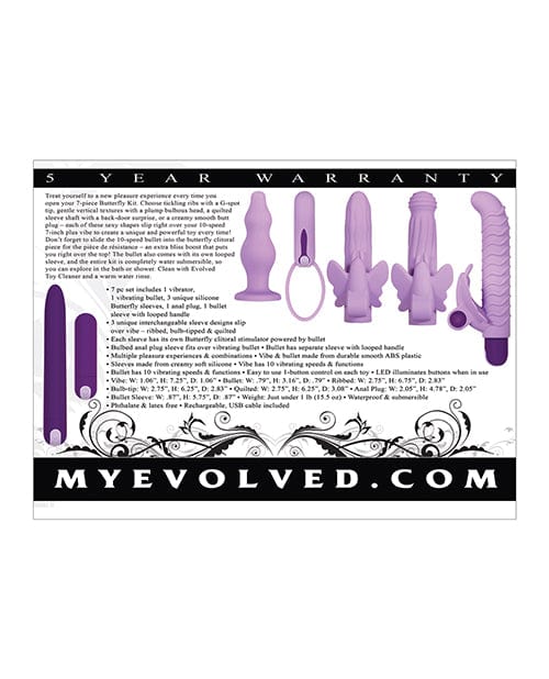 Evolved Novelties Evolved Lilac Desires Vibrator - Purple Vibrators