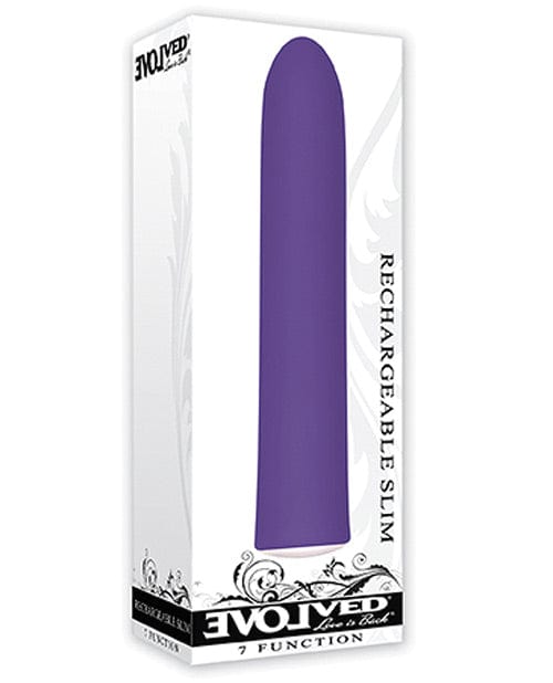 Evolved Novelties Evolved Love Is Back Rechargeable Slim - Purple Vibrators