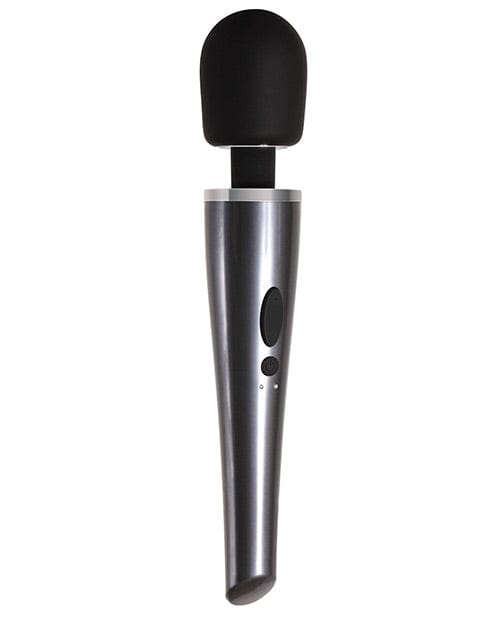 Evolved Novelties Evolved Mighty Metallic Wand - Gray-Black Vibrators