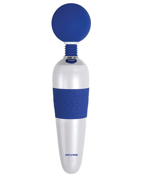 Evolved Novelties Evolved On The Dot Wand - Blue Vibrators