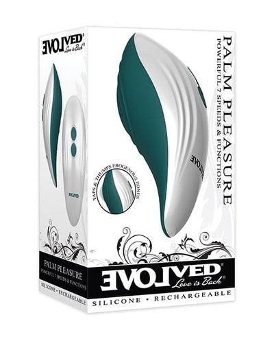 Evolved Novelties Evolved Palm Pleasure - Teal Vibrators