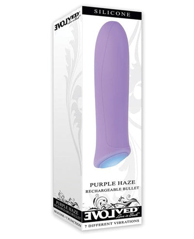 Evolved Novelties Evolved Purple Haze Rechargeable Bullet Purple Vibrators